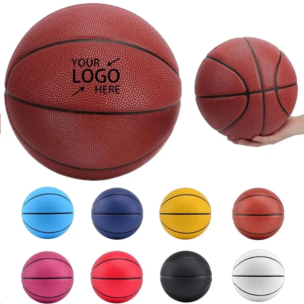 Custom Outdoor Official Size 7 Leather Basketball - Custom Outdoor Official Size 7 Leather Basketball - Image 0 of 6