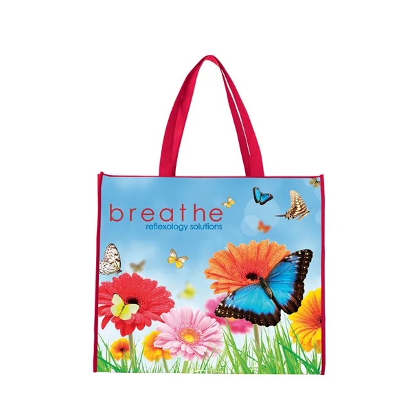 Universal Source® Laminated Non-Woven Landscape Tote - Universal Source® Laminated Non-Woven Landscape Tote - Image 3 of 6