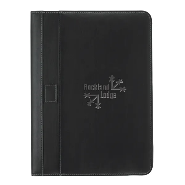 Good Value™ Vintage Style Padfolio - Good Value™ Vintage Style Padfolio - Image 2 of 3