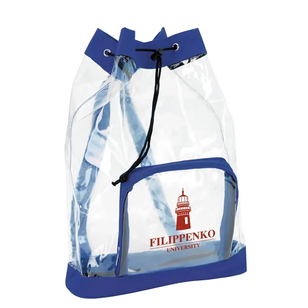 Good Value™ Clear Cinch Backpack - Good Value™ Clear Cinch Backpack - Image 5 of 6