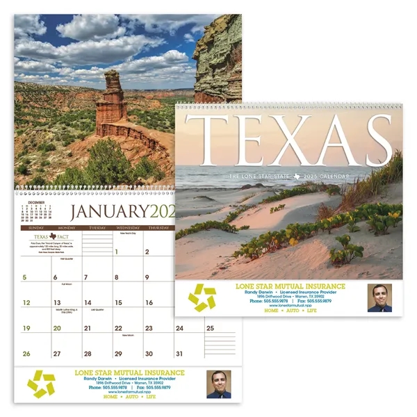 Triumph® Calendars Texas Calendar