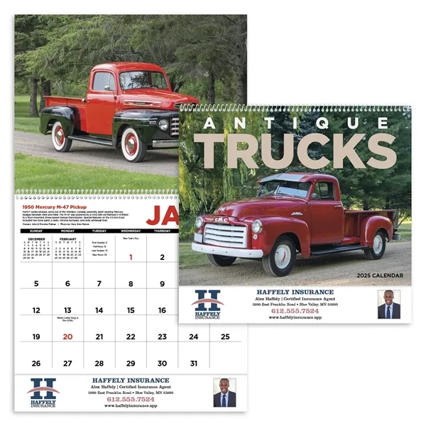 Triumph® Calendars Antique Trucks Calendar