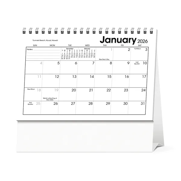 Triumph® Calendars Scenic Moments Large Desk Calendar - Triumph® Calendars Scenic Moments Large Desk Calendar - Image 2 of 2