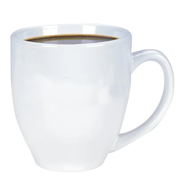 Shiny Bistro Mug - 15 oz. (white) - Shiny Bistro Mug - 15 oz. (white) - Image 1 of 2
