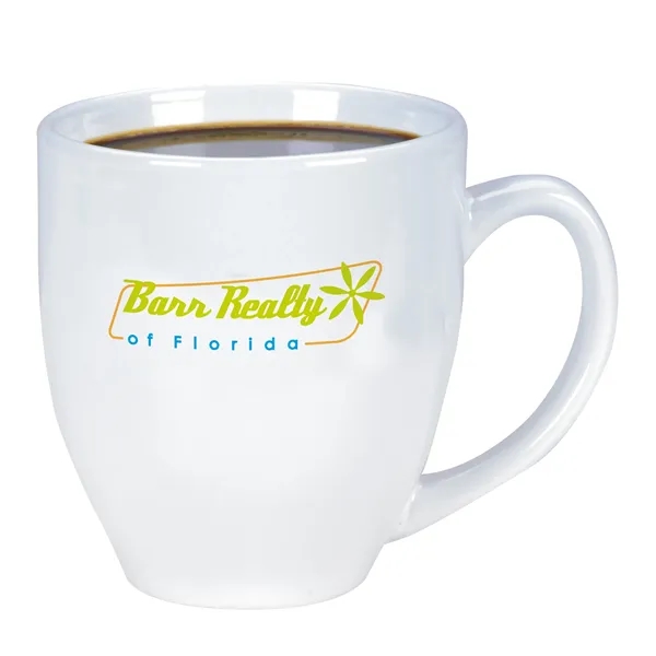 Shiny Bistro Mug - 15 oz. (white) - Shiny Bistro Mug - 15 oz. (white) - Image 2 of 2