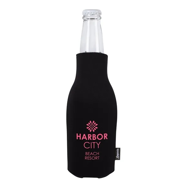 Koozie® Zip-Up Bottle Cooler with Opener - Koozie® Zip-Up Bottle Cooler with Opener - Image 0 of 3