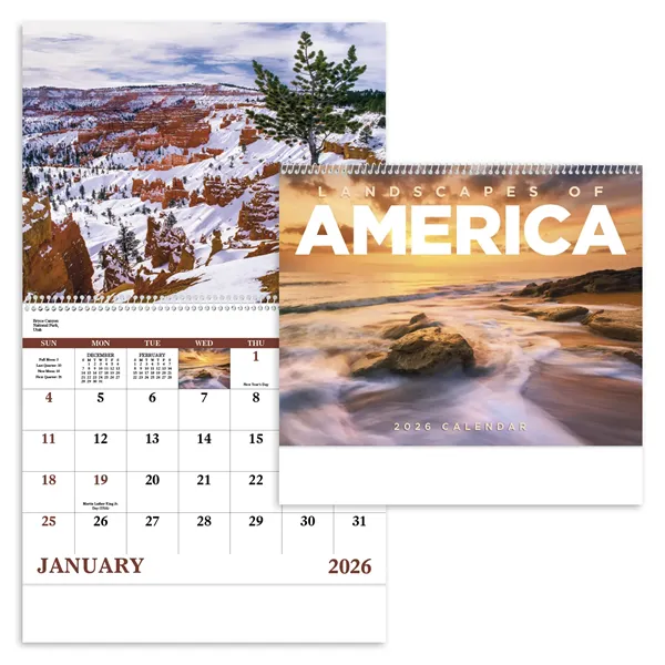 Good Value™ Landscapes of America - Spiral Calendar - Good Value™ Landscapes of America - Spiral Calendar - Image 2 of 2