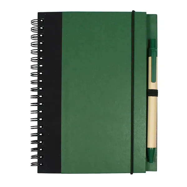 Recycled Notebook with Pen - Recycled Notebook with Pen - Image 2 of 6