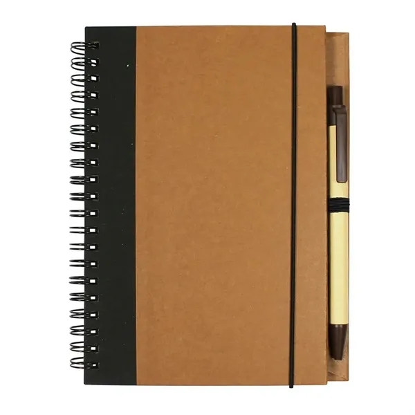 Recycled Notebook with Pen - Recycled Notebook with Pen - Image 3 of 6