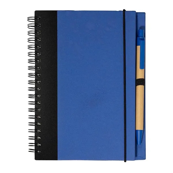 Recycled Notebook with Pen - Recycled Notebook with Pen - Image 4 of 6