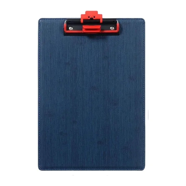 A4 PU Leather Clipboard w/ Pen Holder - A4 PU Leather Clipboard w/ Pen Holder - Image 3 of 8
