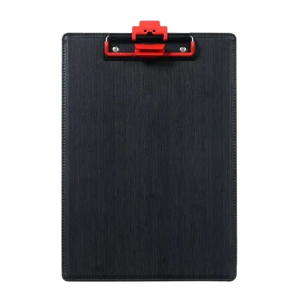 A4 PU Leather Clipboard w/ Pen Holder - A4 PU Leather Clipboard w/ Pen Holder - Image 5 of 8