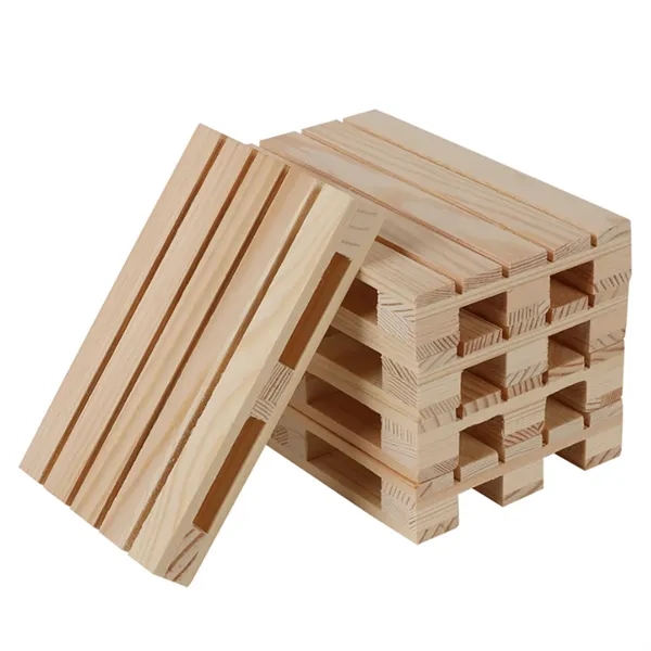 Multi Functional Wooden Pallet Drink Coasters - Multi Functional Wooden Pallet Drink Coasters - Image 1 of 4