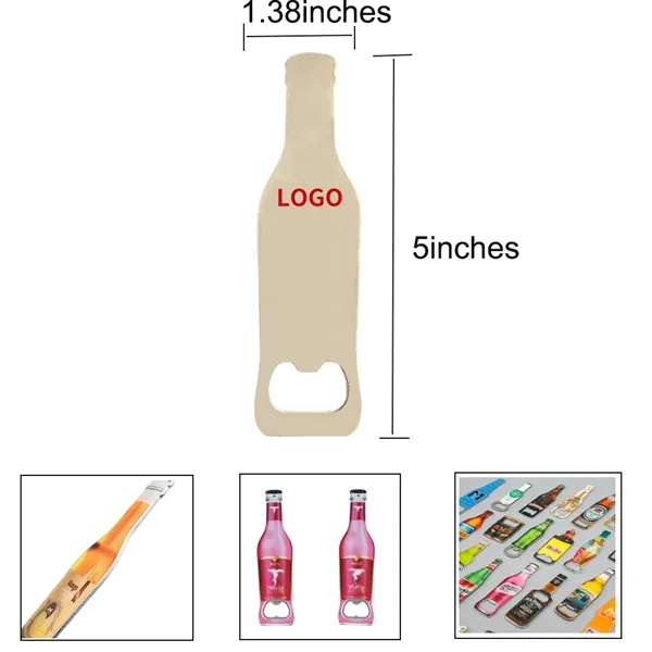 Custom Various Bottle Shaped Opener Magnetic with Fridge Mag - Custom Various Bottle Shaped Opener Magnetic with Fridge Mag - Image 0 of 5