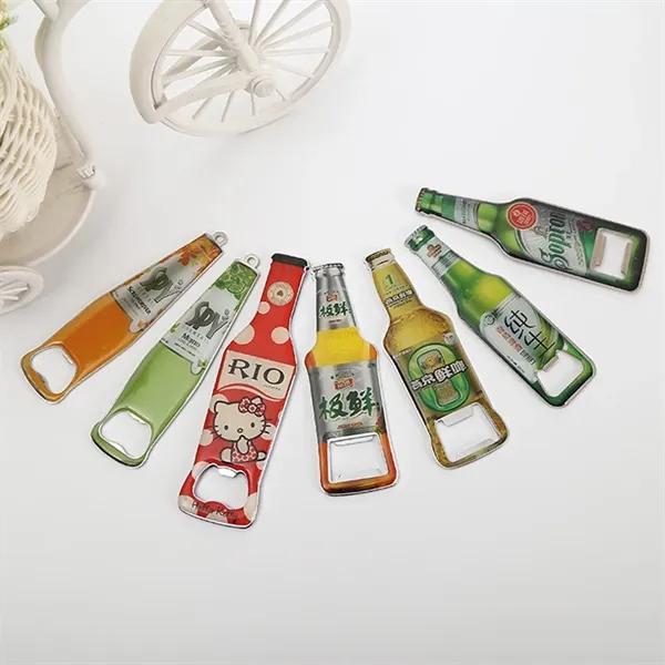 Custom Various Bottle Shaped Opener Magnetic with Fridge Mag - Custom Various Bottle Shaped Opener Magnetic with Fridge Mag - Image 2 of 5