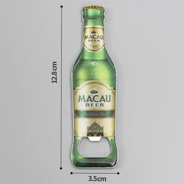 Custom Various Bottle Shaped Opener Magnetic with Fridge Mag - Custom Various Bottle Shaped Opener Magnetic with Fridge Mag - Image 4 of 5