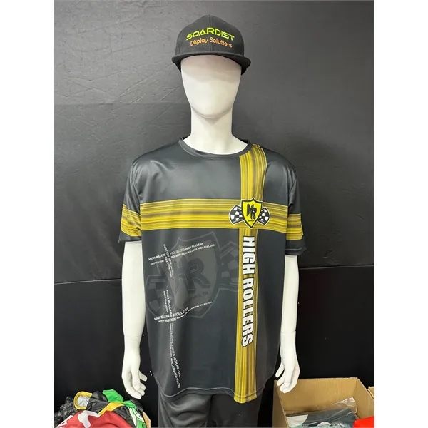 150GSM Mesh Jersey Short Sleeve Crew Neck (Full Dye Sublimat - 150GSM Mesh Jersey Short Sleeve Crew Neck (Full Dye Sublimat - Image 1 of 2