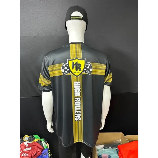 150GSM Mesh Jersey Short Sleeve Crew Neck (Full Dye Sublimat - 150GSM Mesh Jersey Short Sleeve Crew Neck (Full Dye Sublimat - Image 2 of 2