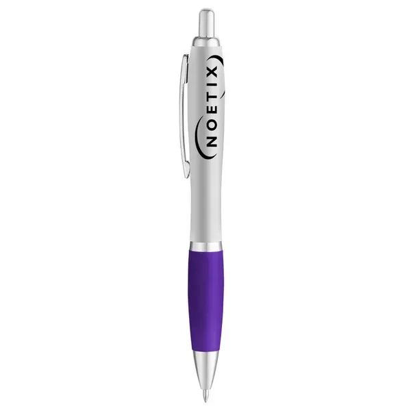 Curvaceous Matte Silver Ballpoint - Curvaceous Matte Silver Ballpoint - Image 1 of 1