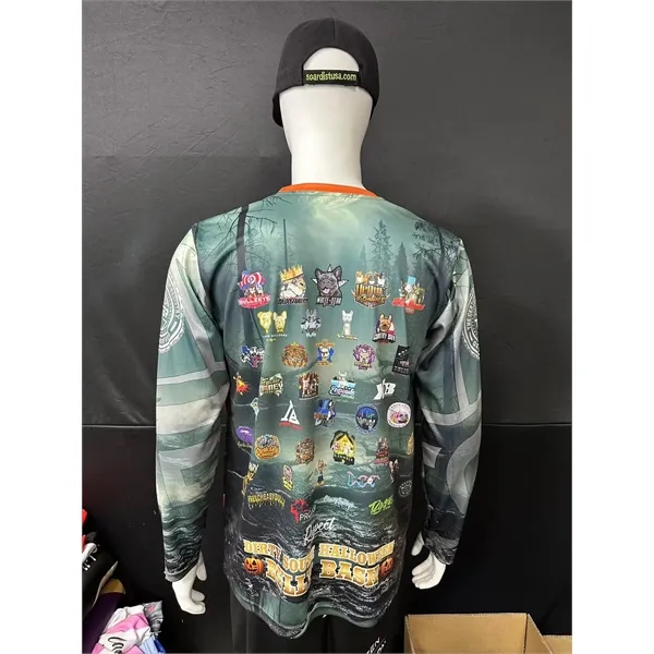 120GSM Milk Silk Long Sleeve Crew Neck (Full Dye Sublimation - 120GSM Milk Silk Long Sleeve Crew Neck (Full Dye Sublimation - Image 4 of 4