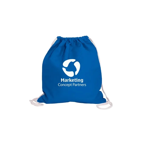 Prime Line. Cotton Canvas Drawstring Bag. - Prime Line. Cotton Canvas Drawstring Bag. - Image 2 of 5