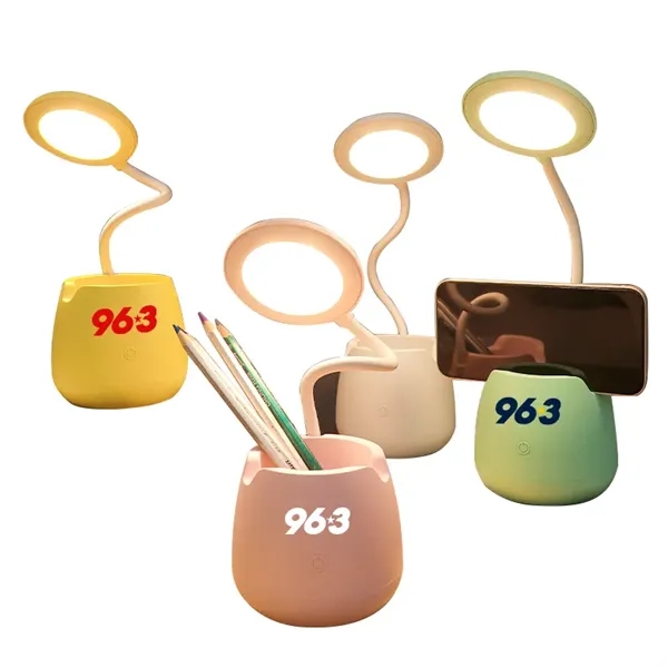 LED Touch Table Lamp with 3 Color Modes Stepless Dimming - LED Touch Table Lamp with 3 Color Modes Stepless Dimming - Image 0 of 10