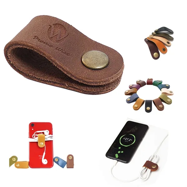 Handmade Practical Buckle Storage Genuine Leather Hub - Handmade Practical Buckle Storage Genuine Leather Hub - Image 0 of 8