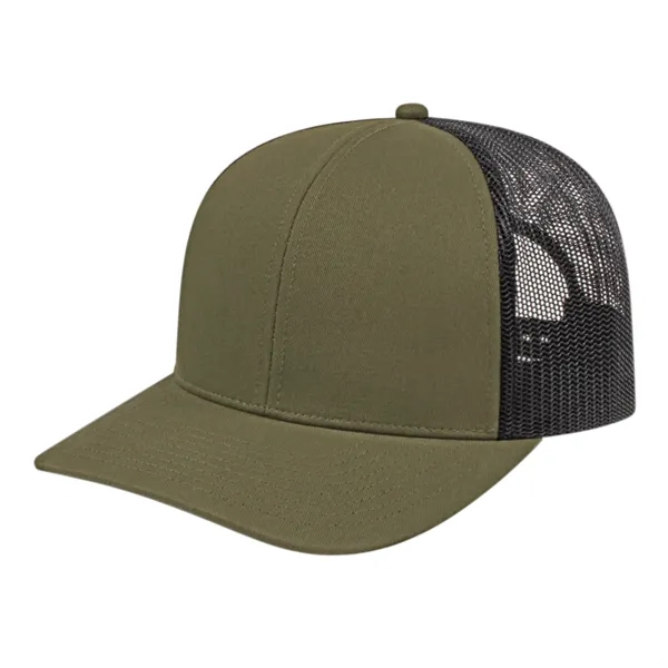 Poly/Cotton Trucker Mesh Back Cap - Poly/Cotton Trucker Mesh Back Cap - Image 28 of 28