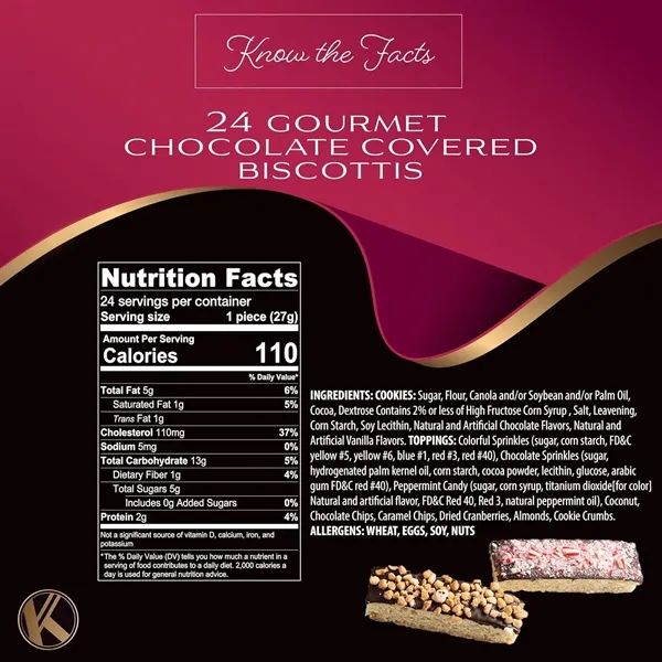KREMERY Creamy Chocolate Cravings - 24 Biscotti - KREMERY Creamy Chocolate Cravings - 24 Biscotti - Image 2 of 8