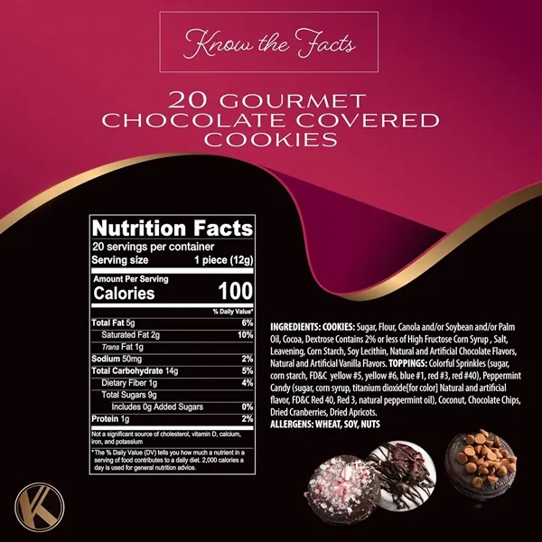 KREMERY Creamy Chocolate Cravings - 20 Cookie Gift Basket - KREMERY Creamy Chocolate Cravings - 20 Cookie Gift Basket - Image 2 of 8