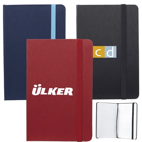 Hardcover Notebooks w/ Matching Color Elastic Band Journal - Hardcover Notebooks w/ Matching Color Elastic Band Journal - Image 0 of 5