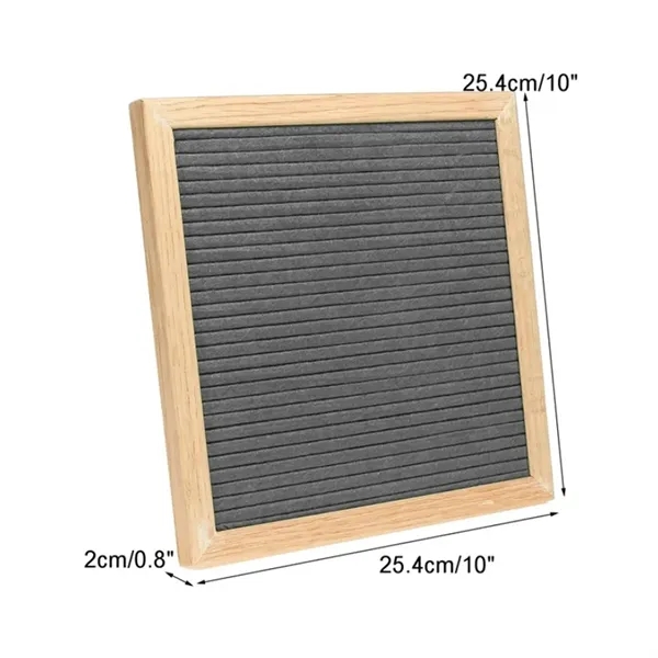 Customizable Felt Letter Board with Wood Frame - Customizable Felt Letter Board with Wood Frame - Image 1 of 6