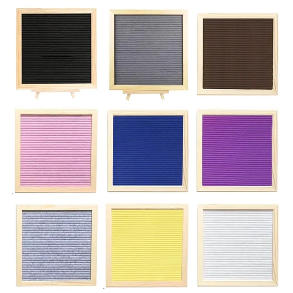 Customizable Felt Letter Board with Wood Frame - Customizable Felt Letter Board with Wood Frame - Image 2 of 6