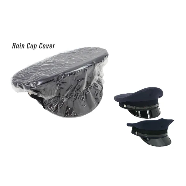Police Cap Rain Cover - Clear With Visor - Police Cap Rain Cover - Clear With Visor - Image 0 of 0