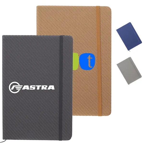 3" W x 3" H Arco A5 Knit Texturized Notebook - 3" W x 3" H Arco A5 Knit Texturized Notebook - Image 0 of 5