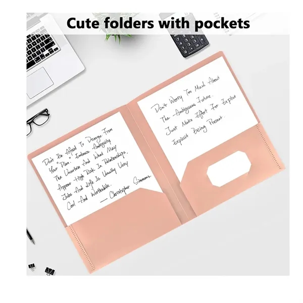 Durable Folders With Pocket School Office File Organizer - Durable Folders With Pocket School Office File Organizer - Image 1 of 3