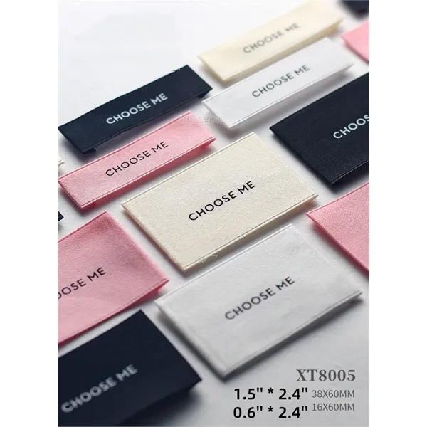 Custom Woven Fabric Label Apparel Tags - Custom Woven Fabric Label Apparel Tags - Image 8 of 15