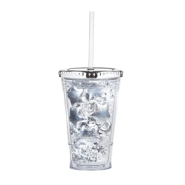16 oz Slurpy Metallic Tumbler Gift - 16 oz Slurpy Metallic Tumbler Gift - Image 0 of 3