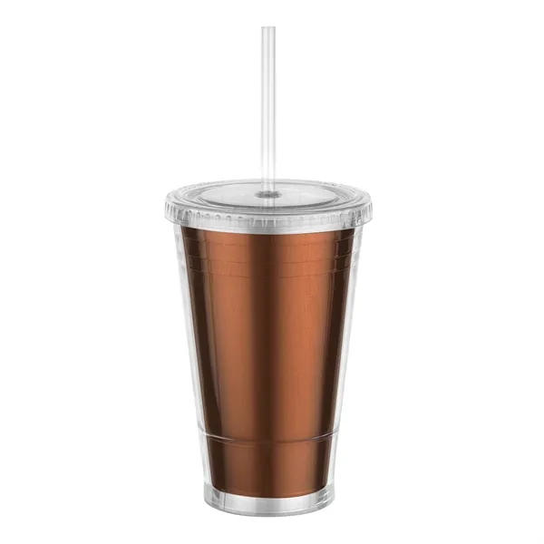 16 oz Slurpy Metallic Tumbler - 16 oz Slurpy Metallic Tumbler - Image 2 of 18