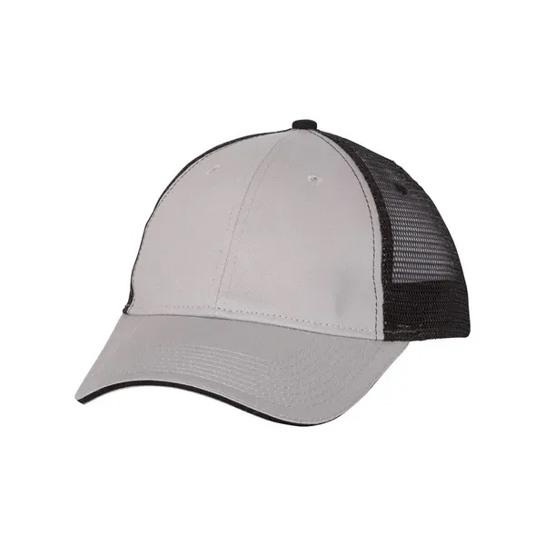 Valucap Sandwich Trucker Cap - Valucap Sandwich Trucker Cap - Image 8 of 9
