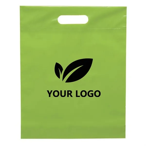 Reusable PE Four Finger Tote Bag  Strong Grip, Easy Carry - Reusable PE Four Finger Tote Bag  Strong Grip, Easy Carry - Image 2 of 4