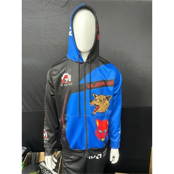 Full Zipper Hoodie (Full Dye Sublimation) - Full Zipper Hoodie (Full Dye Sublimation) - Image 1 of 2