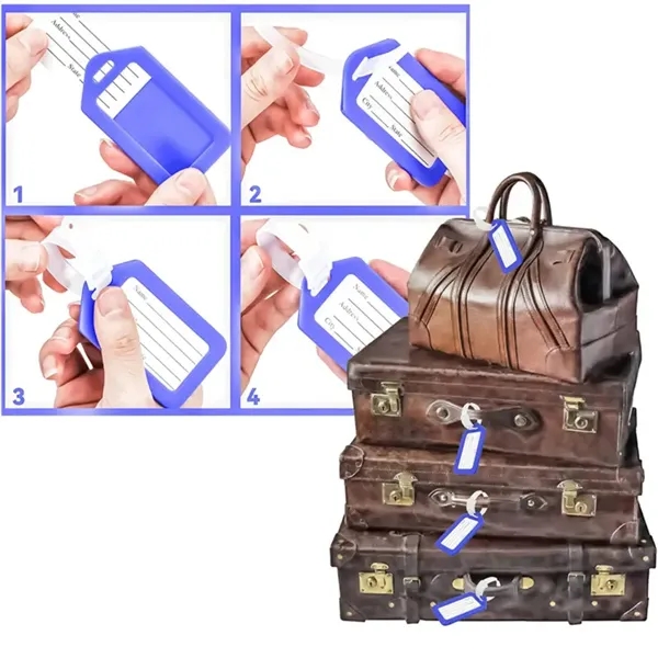 Pvc Travel Bag Suitcase Identification ID Card Label Tags - Pvc Travel Bag Suitcase Identification ID Card Label Tags - Image 1 of 4
