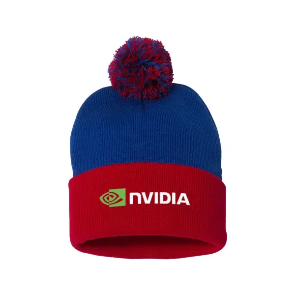 Sportsman 12" Pom-Pom Knit Beanie - Sportsman 12" Pom-Pom Knit Beanie - Image 1 of 30