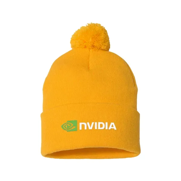 Sportsman 12" Pom-Pom Knit Beanie - Sportsman 12" Pom-Pom Knit Beanie - Image 4 of 30