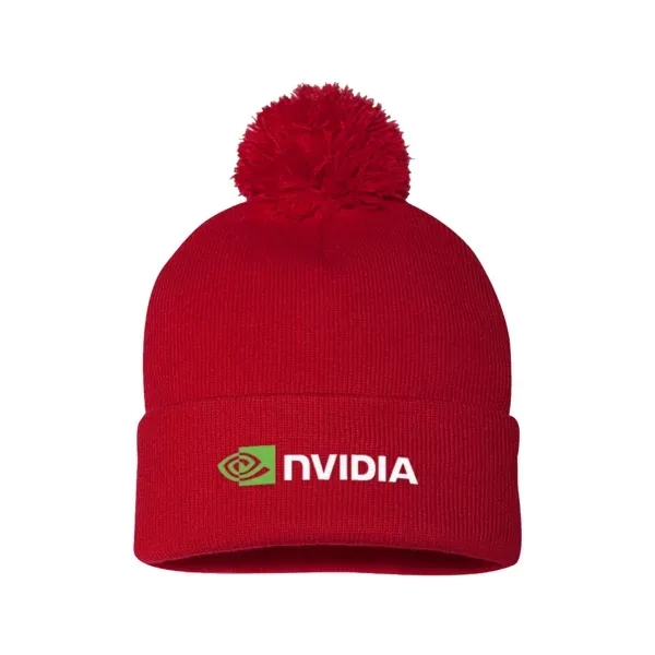 Sportsman 12" Pom-Pom Knit Beanie - Sportsman 12" Pom-Pom Knit Beanie - Image 7 of 30
