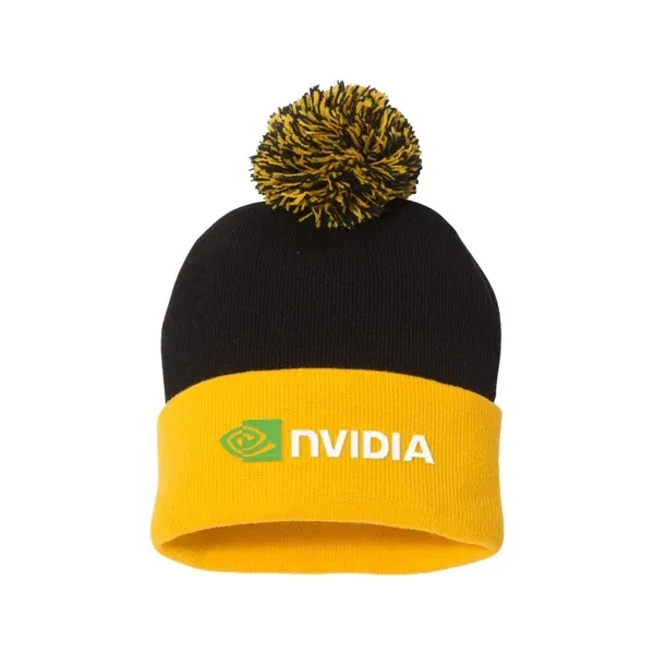 Sportsman 12" Pom-Pom Knit Beanie - Sportsman 12" Pom-Pom Knit Beanie - Image 9 of 30
