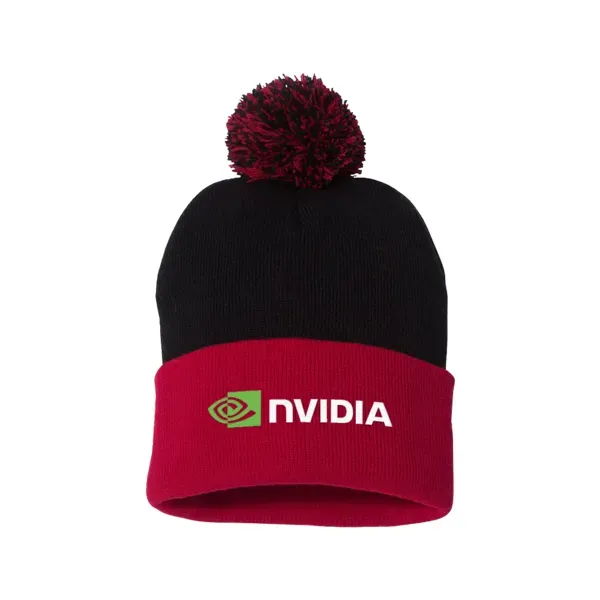 Sportsman 12" Pom-Pom Knit Beanie - Sportsman 12" Pom-Pom Knit Beanie - Image 16 of 30