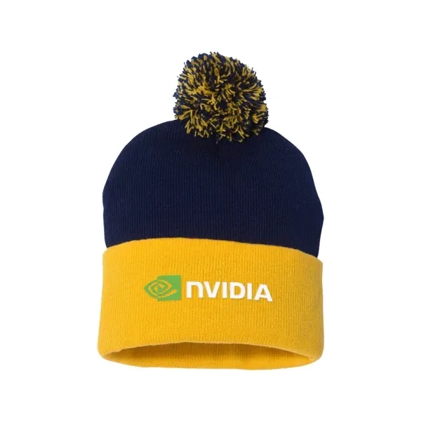 Sportsman 12" Pom-Pom Knit Beanie - Sportsman 12" Pom-Pom Knit Beanie - Image 25 of 30