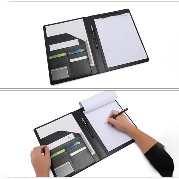 A4 Padfolio Folder Organizer With Magnetic Closure - A4 Padfolio Folder Organizer With Magnetic Closure - Image 2 of 5